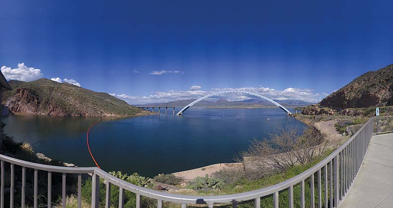 Roosevelt Lake Bridge, Arizona, March 13, 2009